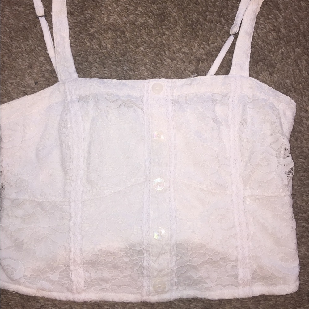 Beautiful lace crop top
perfect for summer
